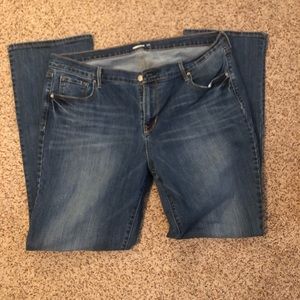 Old Navy Jeans - boot cut curvy size 18